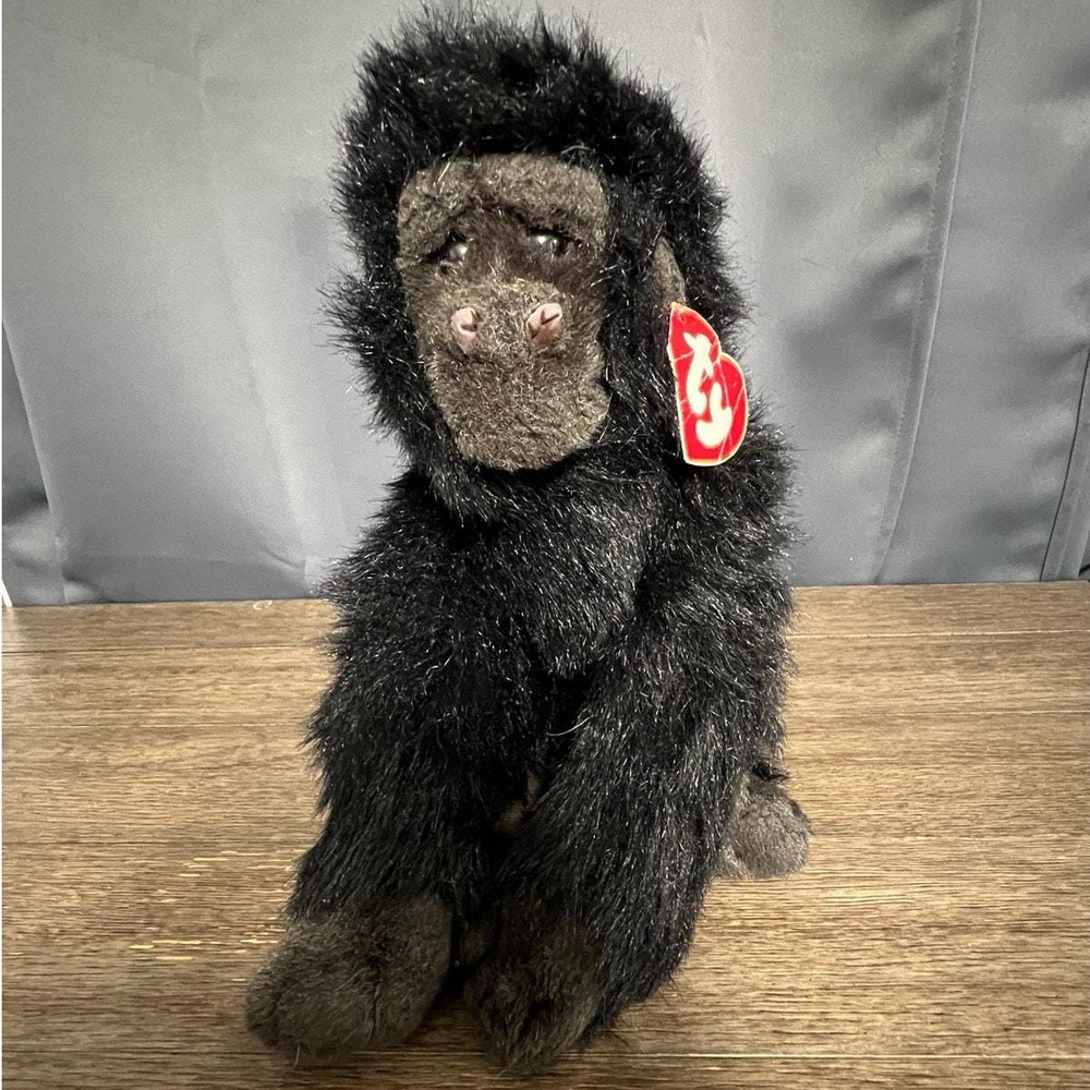 Vintage 1989 Ty Classic George Gorilla Plush Stuffed Animal Toy With Swing Tag